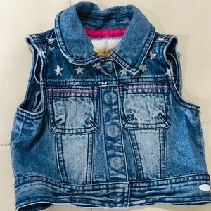 Tommy Hilfiger TH Cropped Jeans Vest 3T Used